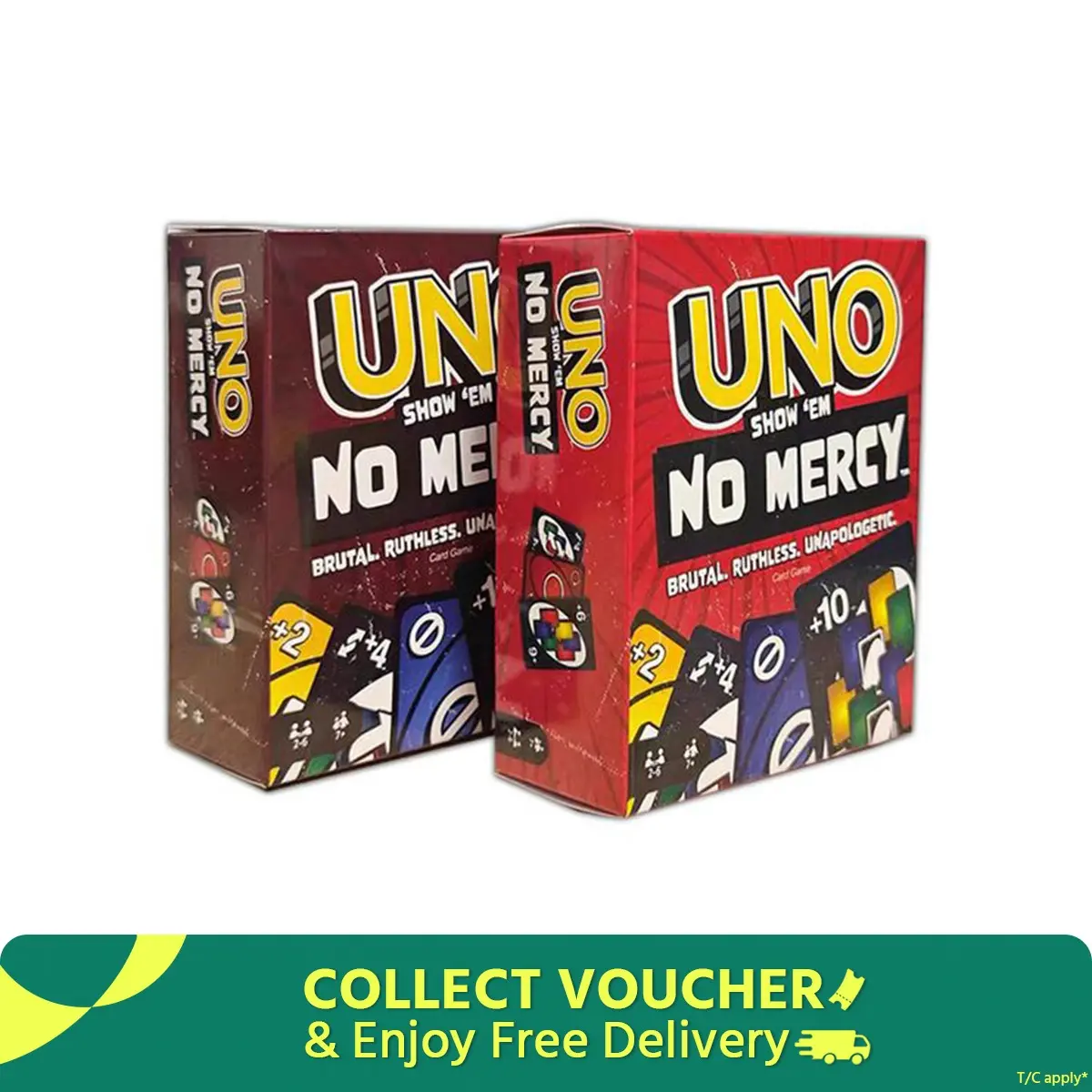 Picture of UNO playing cards NO MERCY foreign trade playing cards English version cards poker cards spot