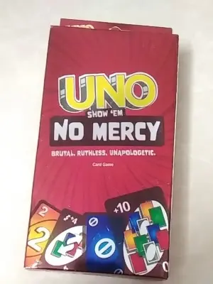 Picture of UNO playing cards NO MERCY foreign trade playing cards English version cards poker cards spot