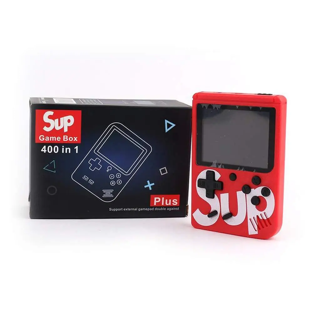 Picture of 1/9 SUP Game Box 400 In 1 Handheld Game Console Can Connect To A TV with Cable Battery GamePad