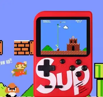 Picture of 1/9 SUP Game Box 400 In 1 Handheld Game Console Can Connect To A TV with Cable Battery GamePad
