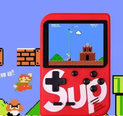 Picture of 1/9 SUP Game Box 400 In 1 Handheld Game Console Can Connect To A TV with Cable Battery GamePad