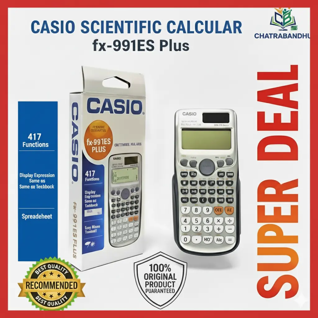 Picture of FX 991es plus 1st edition (THAILAND VARIANT) Scientific Calculator, Engineering for students-silver