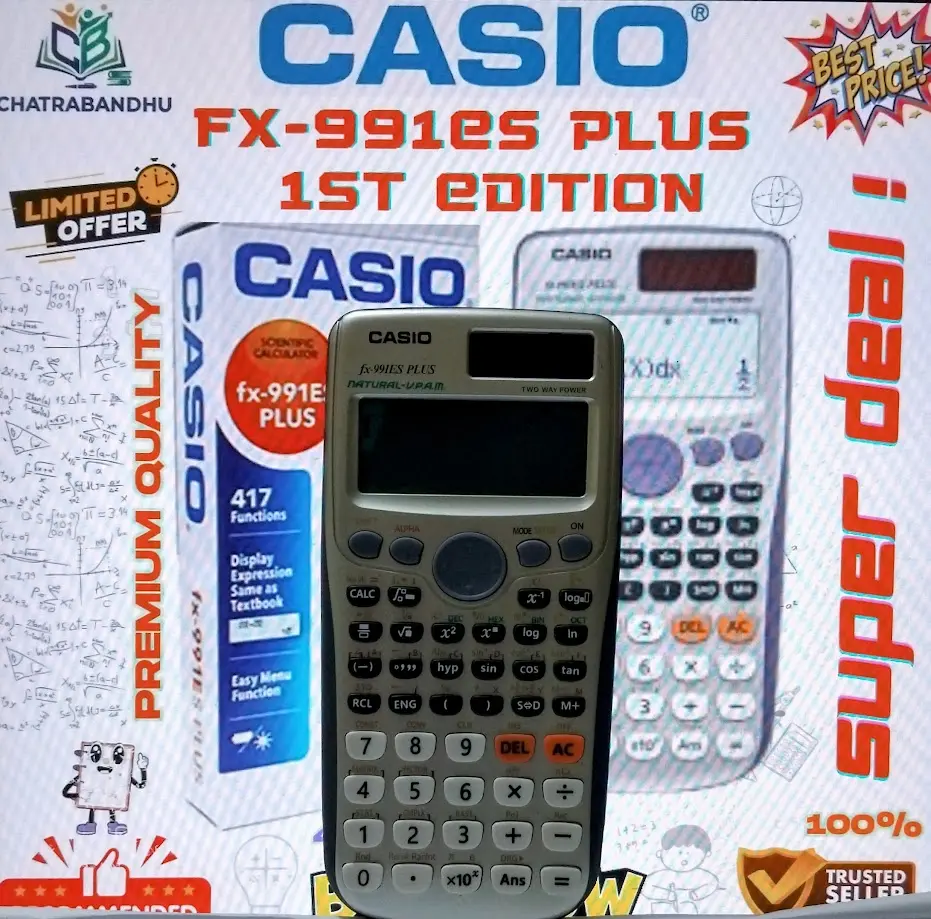 Picture of FX 991es plus 1st edition (THAILAND VARIANT) Scientific Calculator, Engineering for students-silver