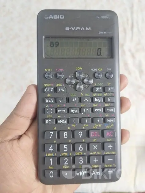 Picture of FX 100ms Calculator ,2nd Edition , (THAILAND VARIANT) calculator,(master copy)Non-Programmable acadamic-black