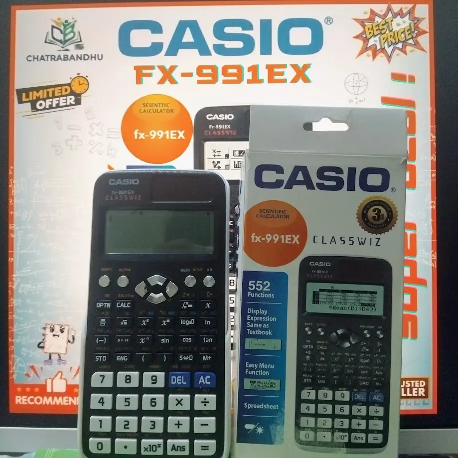Picture of FX 991ex  Scientific Calculator - 552 Function – Scientific calculator,Non- Programmable,Scientific Calculator For Student's,ssc hsc engineering-THAILAND VARIANT 991ex
