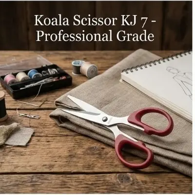 Picture of Koala Scissor KJ 7 (7 Inch) - Stainless Steel All-Purpose Scissors for Home & Office