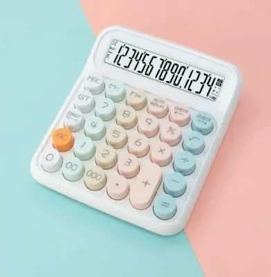 Picture of Ctifree ECO-013 Large Display Basic Calculator for School and Office, 12-Digit Dual Power Battery/Lithium with Memory Function
