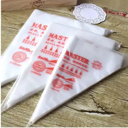 Picture of 20 Pcs Disposable Piping Bags for Cake Decorating - Strong PE Plastic Icing Bags