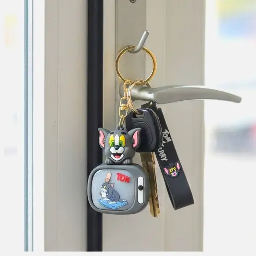 Picture of om and Jerry 3D Light-up Keychain - Cute Cartoon LED Keyring for Kids & Fans   Tom & Jerry LED Keychain  3D Cartoon Bag Charm - Tom and Jerry Light Key Holder