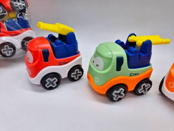 Picture of City Guardian DIY Assemble Engineering Vehicle Set 4 Pcs Toy  Kids Take Apart Construction Trucks Excavator Bulldozer Mixer  Friction Powered DIY Assembled Car Educational STEM Toy for Boys