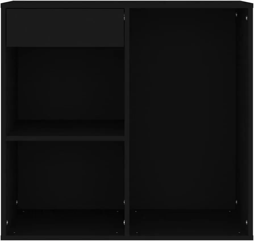 Picture of Cosmetic Cabinet Black 80x40x75cm Engineered Wood, Furniture, Cabinets & Storage, Cabinets & Lockers - Black