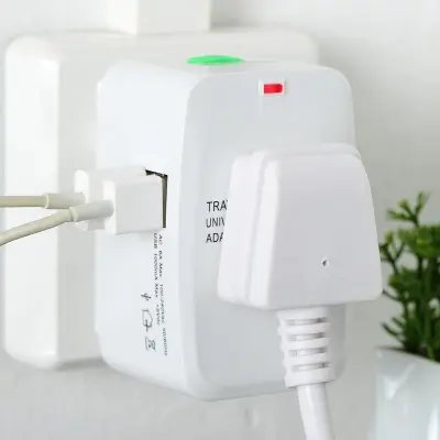 Picture of Universal USB Multi Plug Travel Adapter International Converter Power Socket UK/US/AU/EU/CA All in 1 Travel Adapter