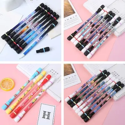 Picture of 1Pcs Magic Spinner Toy Adult Kids Antistress Spinning Pen Plastic Spiner Pen Stress Reliever Anti-slip Hand Spinner Stress Toy