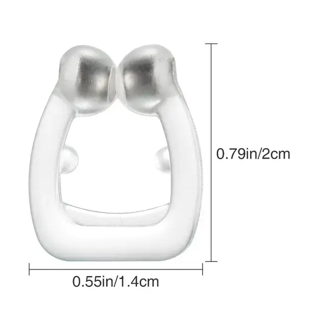 Picture of Anti Snoring Breathe Easy Sleep Nose Clip Snore Stopper Aid Nasal Dilators Device Magnetic Congestion Aid No Strips Cones