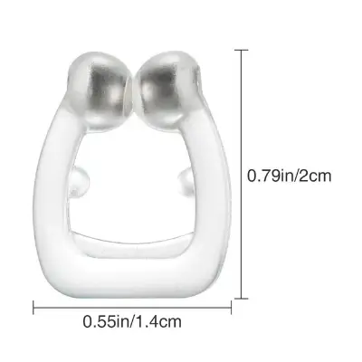 Picture of Anti Snoring Breathe Easy Sleep Nose Clip Snore Stopper Aid Nasal Dilators Device Magnetic Congestion Aid No Strips Cones