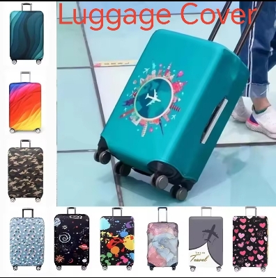 Picture of professional Luggage Cover (18 Inches - 32 Inches) Elastic Suitcase Cover Protective Travel Dust Cover for Luggage Bag Cases Cover