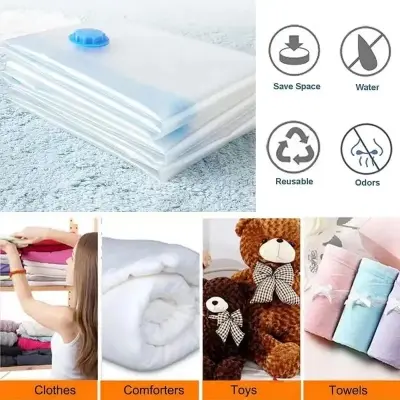 Picture of Vacuum Storage Bags with Hand Pump - Space Saver Solution for Home Organization  17-piece set/ 13-piece set/12-piece set/11-piece set