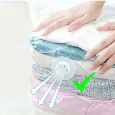 Picture of Taili Vacuum Compression Bag Quilt Down Jacket Air Extraction Storage Bag Home Travel Moisture-proof Mildew-proof Stereo Bag for Hair