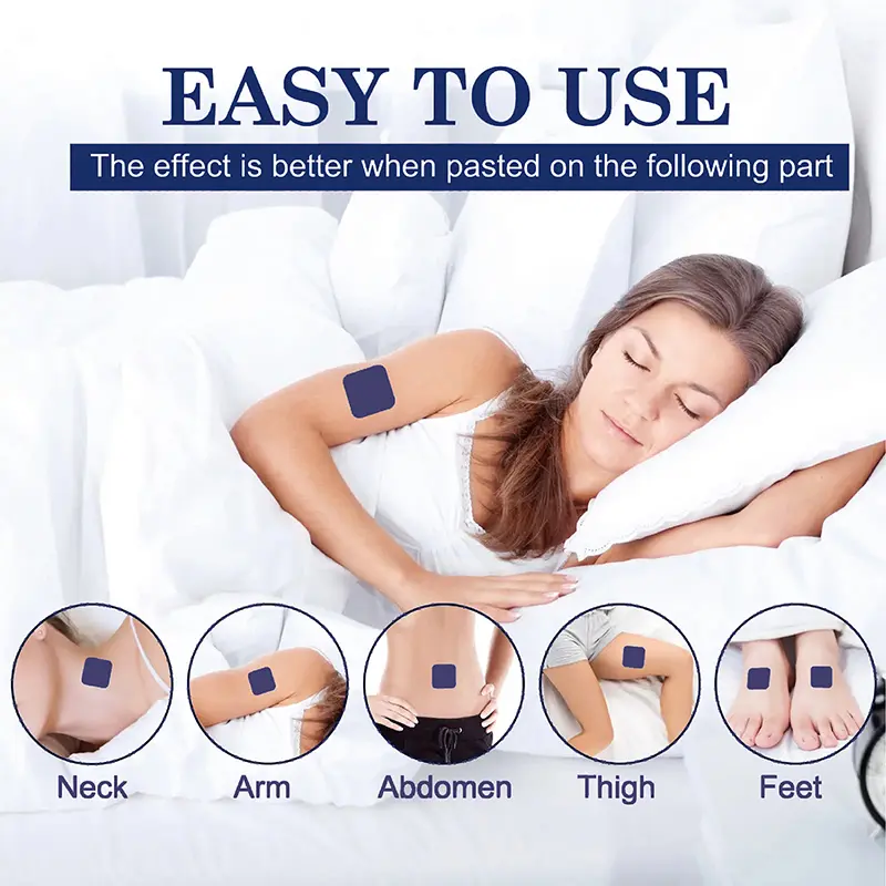 Picture of Cross-Border Bupy Sleep Auxiliary Patch, Night Care, Body Improvement, Fall Asleep Improvement, Sleep Quality Care Sleep Patch