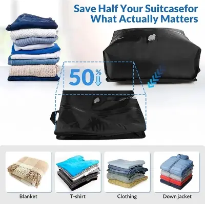 Picture of Travel essentials Vacuum Storage bags,suitcases Clothes organizer packaging bags practical accessories compression packing cubes