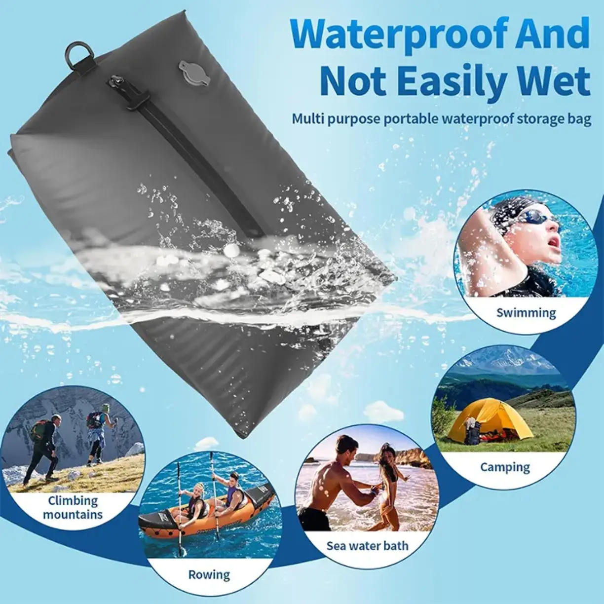 Picture of Travel essentials Vacuum Storage bags,suitcases Clothes organizer packaging bags practical accessories compression packing cubes