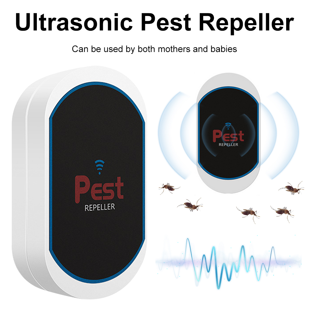 Picture of Ultrasonic Mosquito Repellent Lamp Rodent Repellent Device Household Rodent Trap Plug-In Mosquito Rodent Repellent Device New