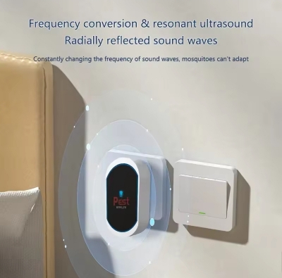 Picture of Ultrasonic Mosquito Repellent Lamp Rodent Repellent Device Household Rodent Trap Plug-In Mosquito Rodent Repellent Device New