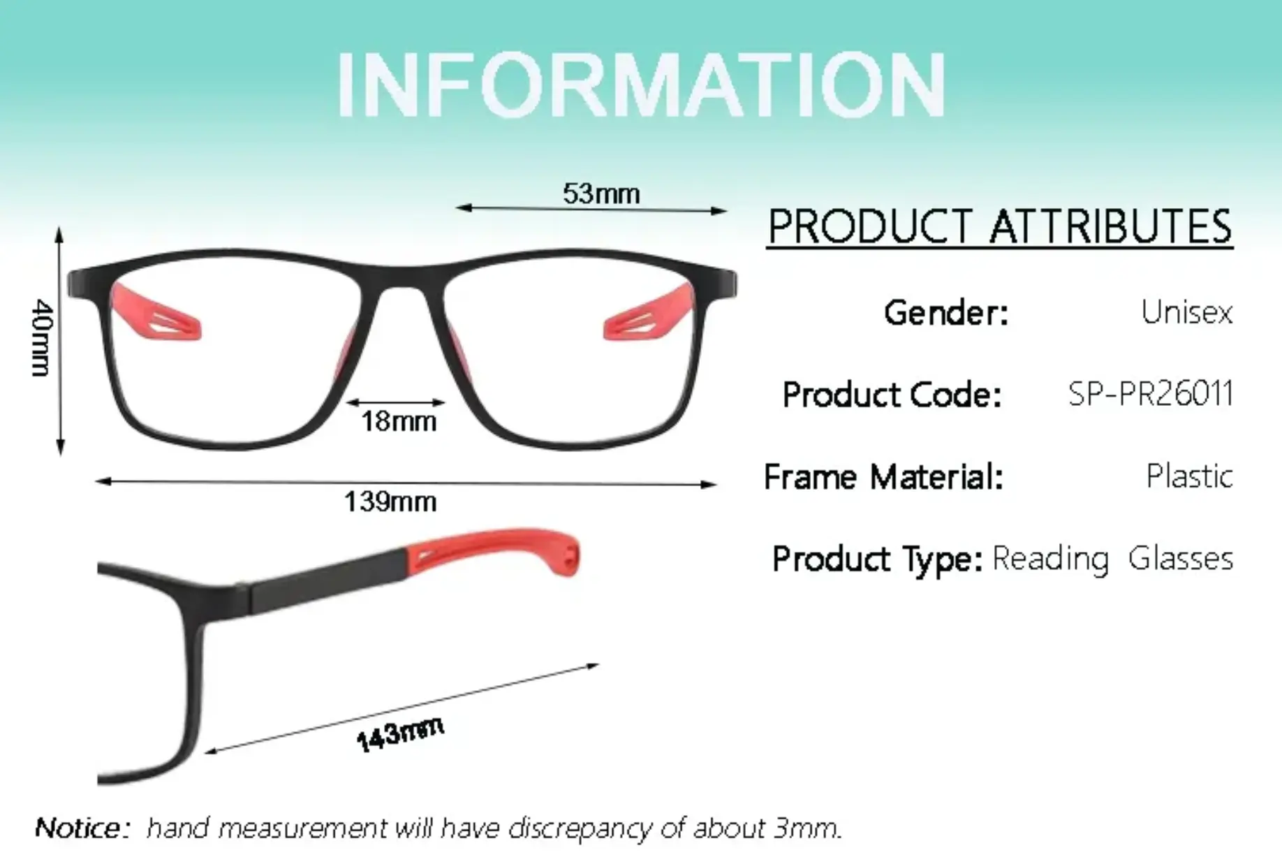 Picture of 5 In 1 Magnetic Clip-on Prescription Glasses TR90 Sports Polarized Myopia Sunglasses Unisex Anti Glare Driving Reading Glasses