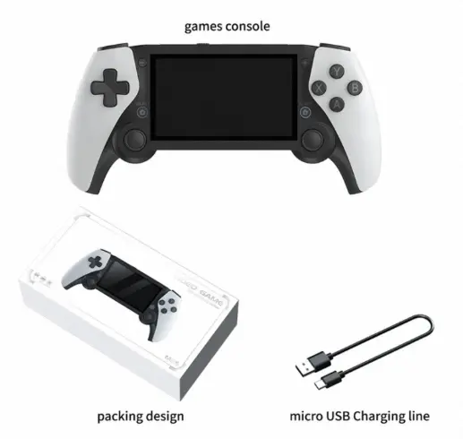 Picture of M25 Retro Game Console 4.3inch Screen Video Game 64G 20000+Games