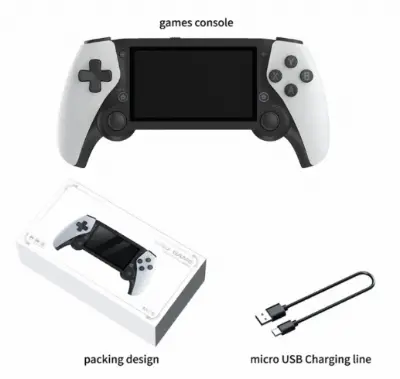 Picture of M25 Retro Game Console 4.3inch Screen Video Game 64G 20000+Games