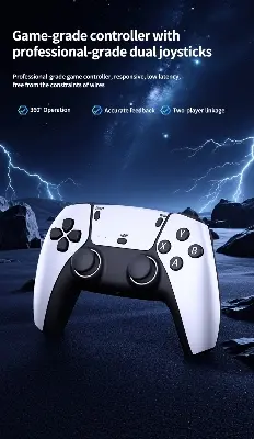 Picture of RS5 Game Console 4K Ultra HD | 40,000+ Games, Wireless Controllers Retro Gaming Device