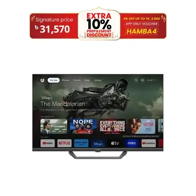 Picture of Haier 43" QLED 4K Google TV with Dolby Audio (H43S80EUX)