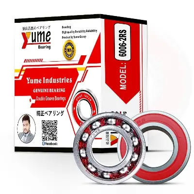 Picture of Yume 6006-2RS Double Groove Ball Bearing 10 pCS