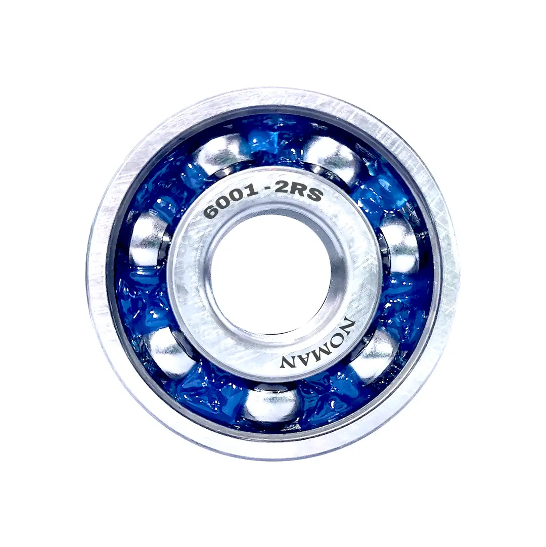 Picture of Noman Bearing 6001-2RS (10 Pcs) High Performance Double Groove Ball Bearing