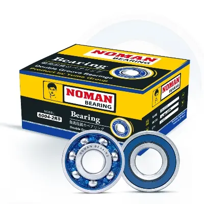 Picture of Noman Bearing 6004-2RS (10 PCS) High-Quality Deep Groove Ball Bearing