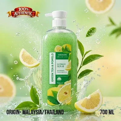 Picture of Watsons Shower Scrub Green Tea & Pomelo 700ml - Green