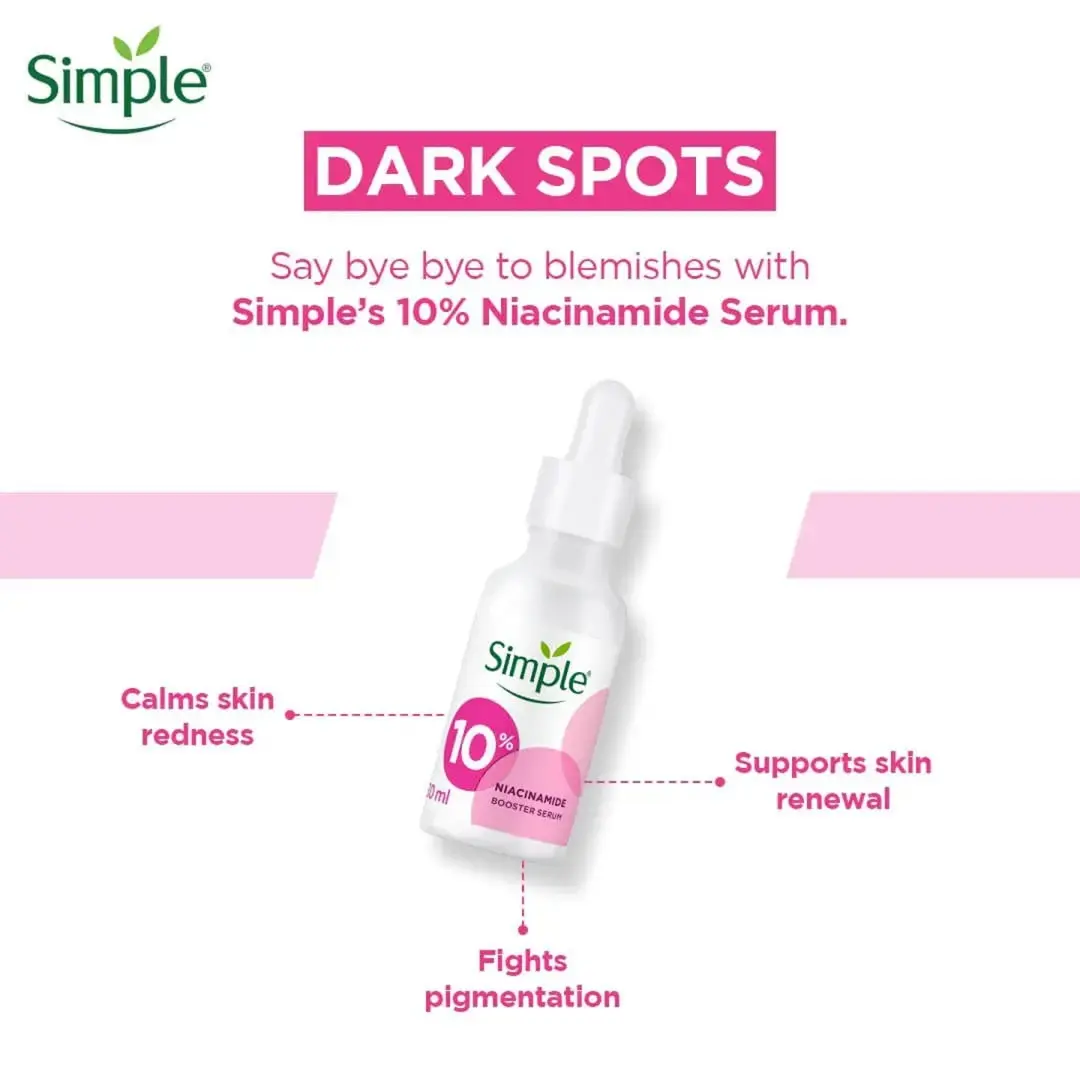 Picture of Simple Booster Serum 10% Vitamin B3 Niacinamide 30ml