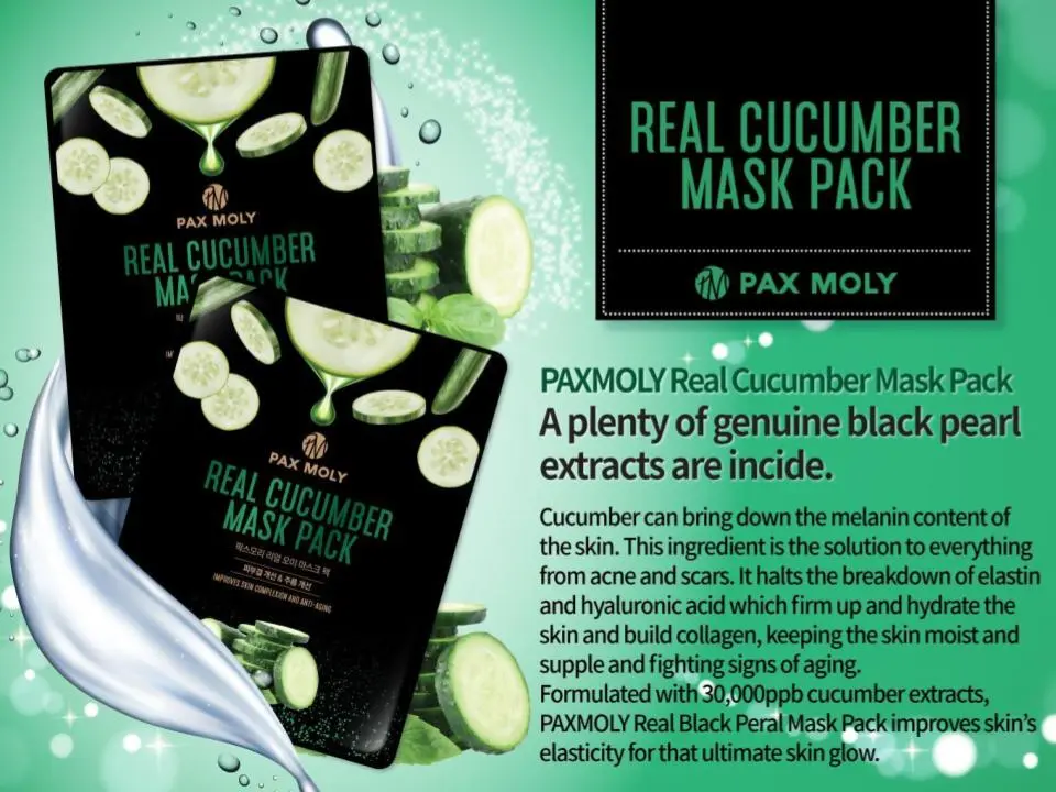 Picture of Pax Moly Real Cucumber Mask Pack 25ml