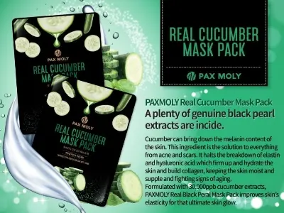 Picture of Pax Moly Real Cucumber Mask Pack 25ml