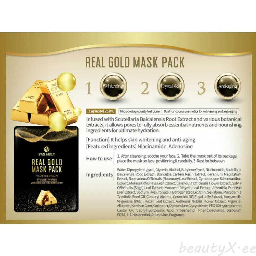 Picture of Pax Moly Real Gold Mask Pack 25ml