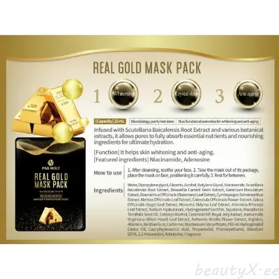 Picture of Pax Moly Real Gold Mask Pack 25ml