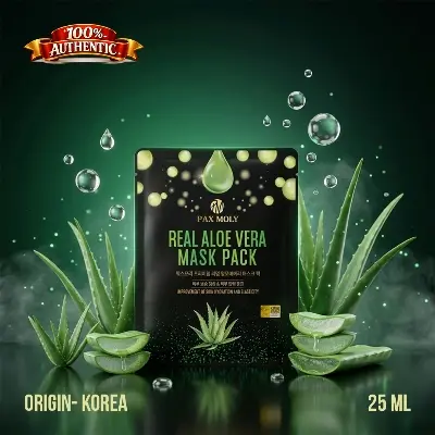 Picture of Pax Moly Real Aloe Vera Mask Pack 25ml