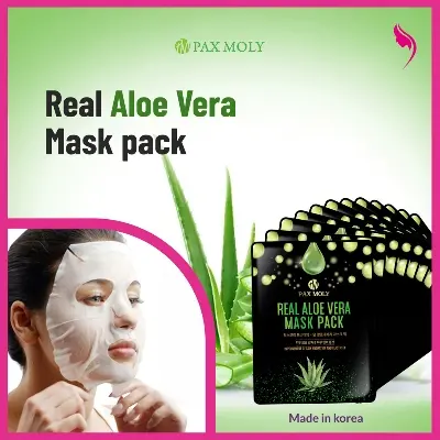 Picture of Pax Moly Real Aloe Vera Mask Pack 25ml