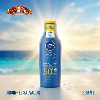 Picture of Nivea Sun Protect & Moisture SPF 50+ Lotion 200ml