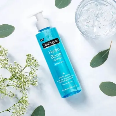 Picture of Neutrogena Hydro Boost Water Gel Cleanser 200ml – Hydrating Face Wash with Hyaluronic Acid (GR) - Green