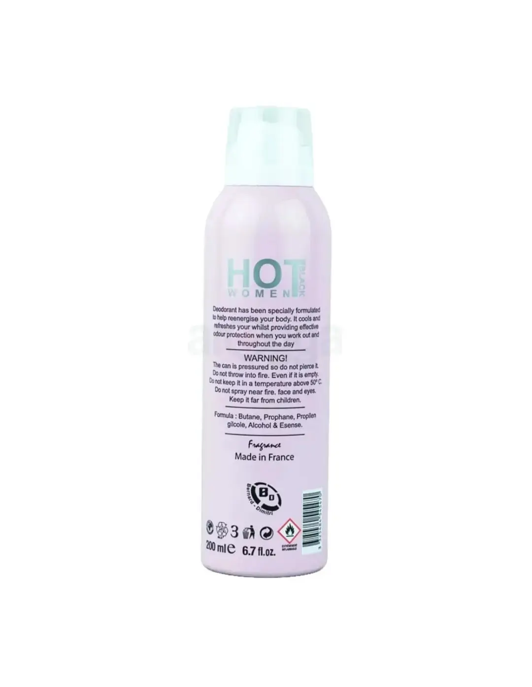 Picture of HOT Black Women Perfumed Body Spray 200ml – Long Lasting Fresh Floral Fragrance for Daily Use