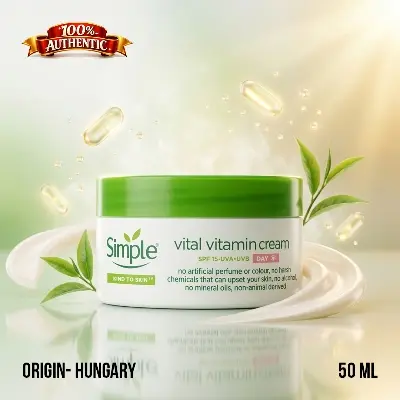 Picture of Simple Vital Vitamin Cream SPF 15 50ml Hungary - Fresh