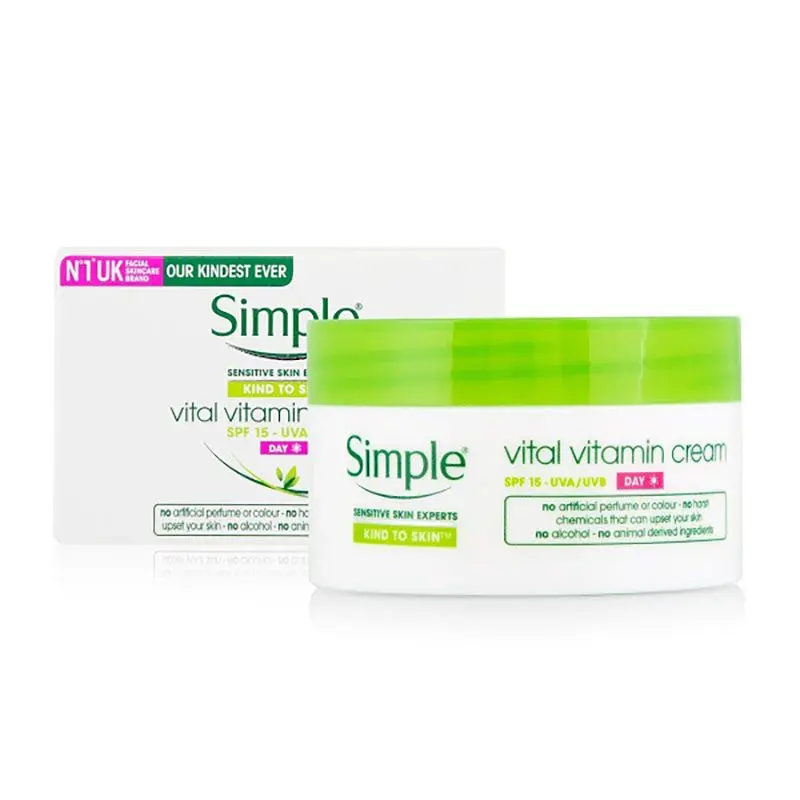 Picture of Simple Vital Vitamin Cream SPF 15 50ml Hungary - Fresh