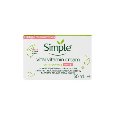 Picture of Simple Vital Vitamin Cream SPF 15 50ml Hungary - Fresh