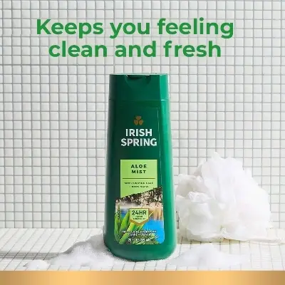 Picture of Irish Spring Aloe Mist Moisturizing Face & Body Wash 24HR Fresh – 591ml